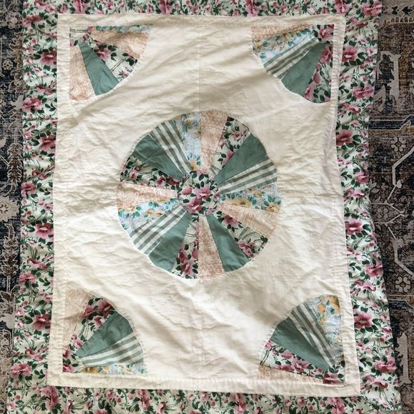 Full/queen Arxh Quilts 86x86” Spring Rhapsody And Matching Shame - Picture 5 of 6